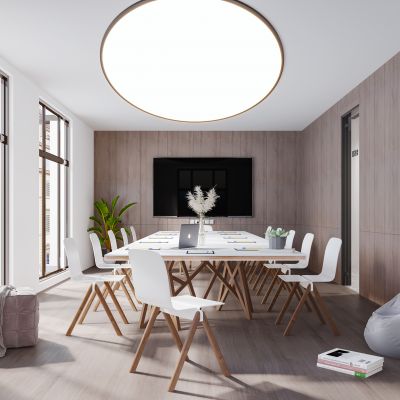 现代简约北欧轻奢风格会议室