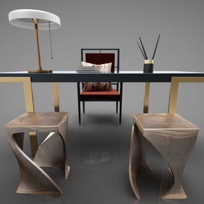 新中式风格书桌131(2016)