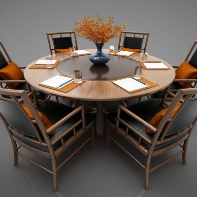 新中式风格餐桌12(2016)