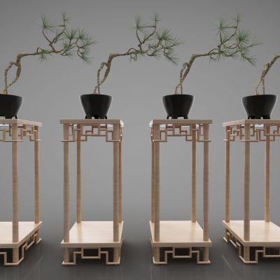 新中式风格植物组合00001138(2016)