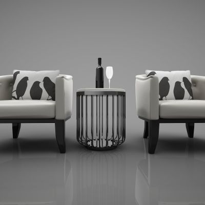 现代风格单人沙发172(2016)