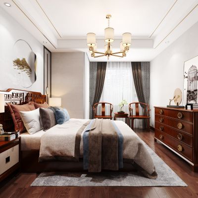 新中式卧室