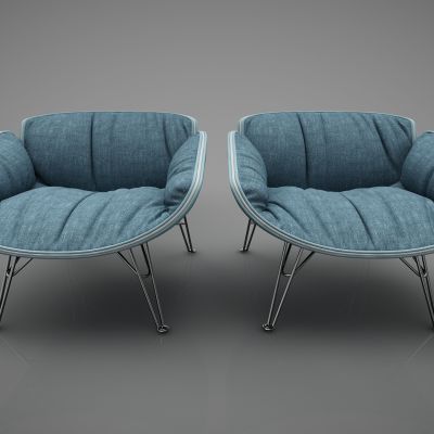 现代风格沙发3D模型