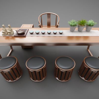 新中式风格茶桌58(2016)