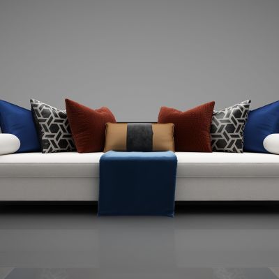 新中式风格多人沙发132(2016)