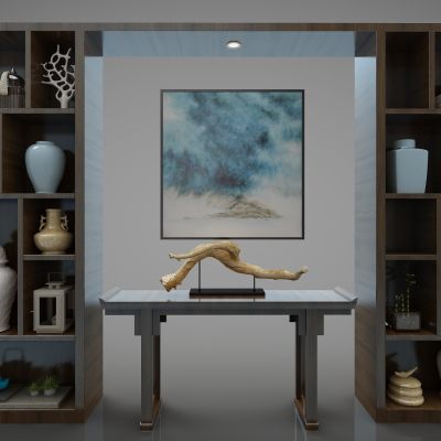 新中式风格装饰柜00001113(2016)