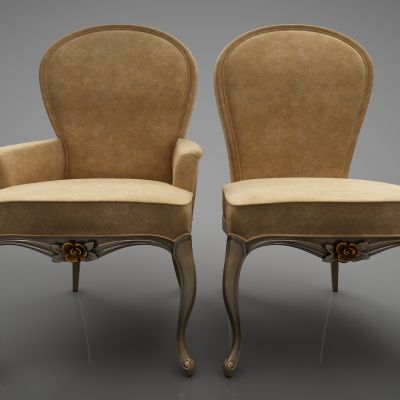 欧式风格单人沙发