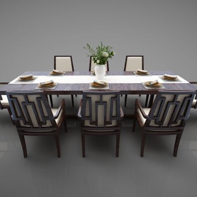 新中式风格餐桌242(2016)