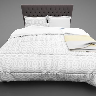 现代风格双人床