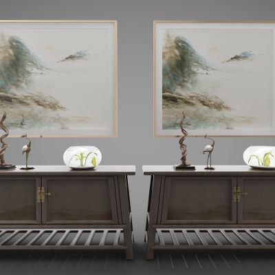 新中式风格装饰柜18(2016)