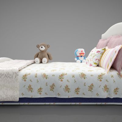 现代风格双人床