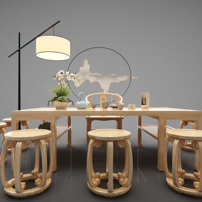 新中式风格茶桌92(2016)