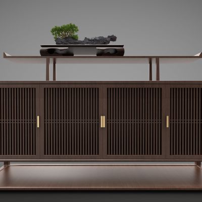 新中式风格装饰柜00001155(2016)