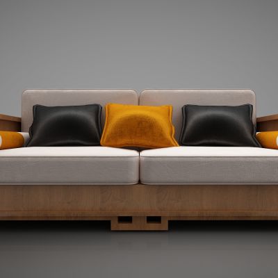 新中式风格双人沙发00001126(2016)