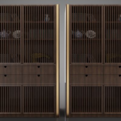 新中式风格装饰柜00001153(2016)