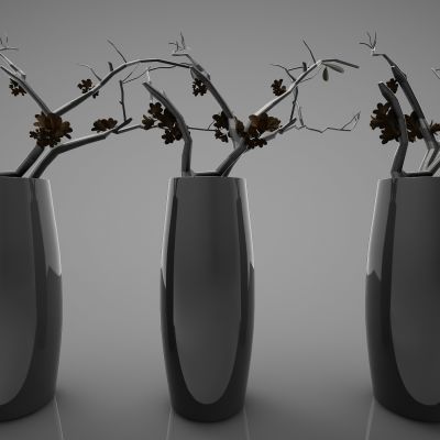 新中式风格植物摆件61(2016)