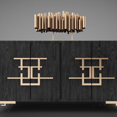 新中式风格装饰柜00001144(2016)