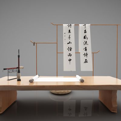 新中式风格书桌00001160(2016)