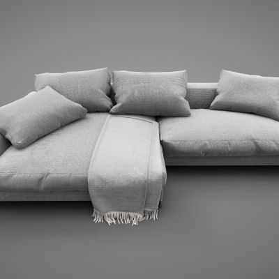 现代风格沙发3D模型