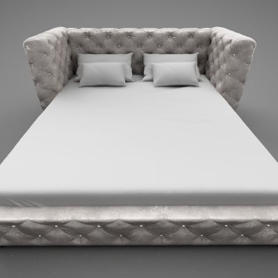 现代风格双人床