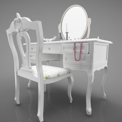 欧式风格梳妆柜