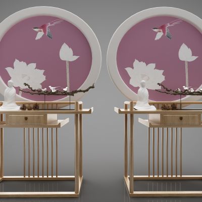 新中式风格装饰柜20(2016)