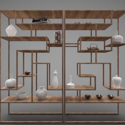 新中式风格置物架84(2016)