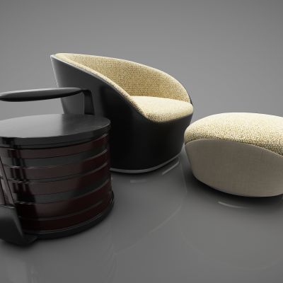 现代风格单人沙发