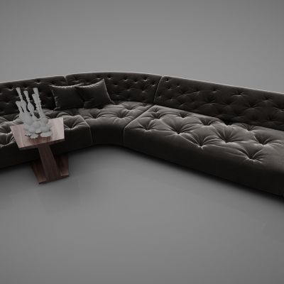 现代风格沙发3D模型