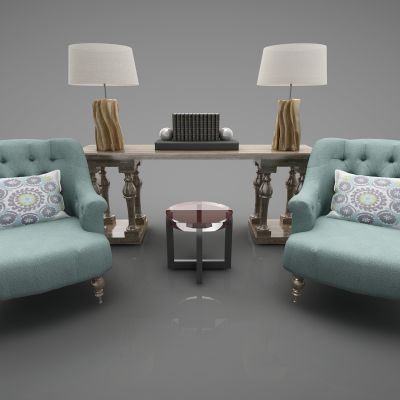 现代风格单人沙发