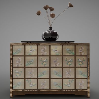 新中式风格装饰柜00001121(2017)