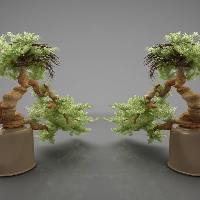 新中式风格植物摆件87(2016)