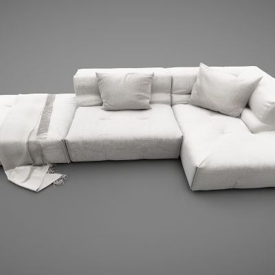 现代风格沙发3D模型