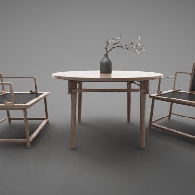 新中式风格单人沙发16(2016)