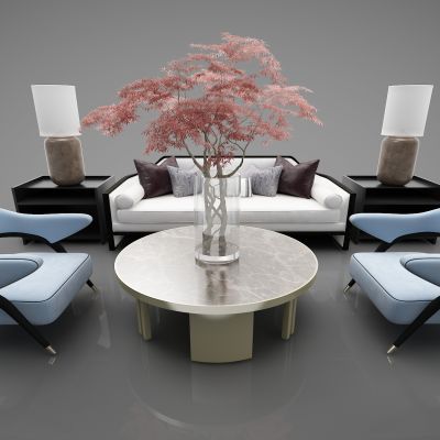 现代风格沙发3D模型