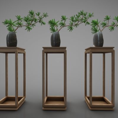 新中式风格植物组合00001157(2016)