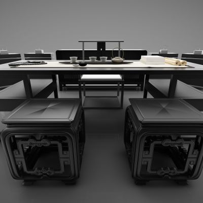 新中式风格书桌46(2016)