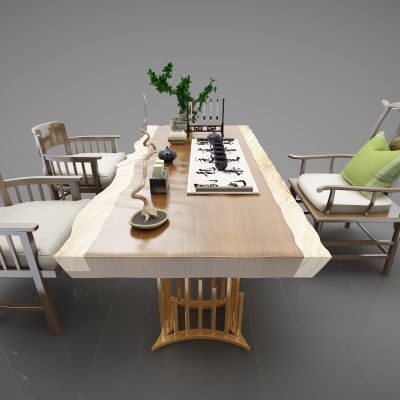 新中式风格书桌