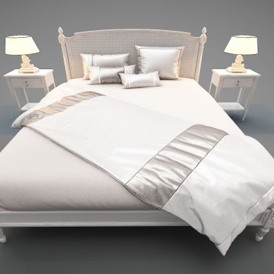 现代风格双人床