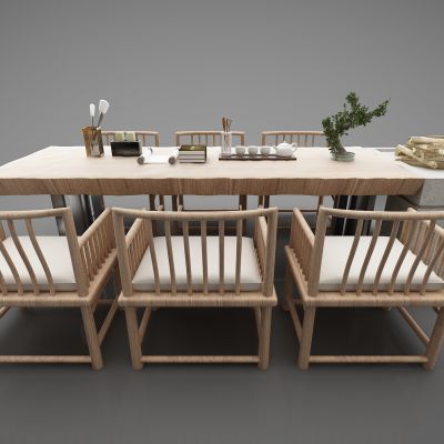 新中式风格茶桌296(2016)