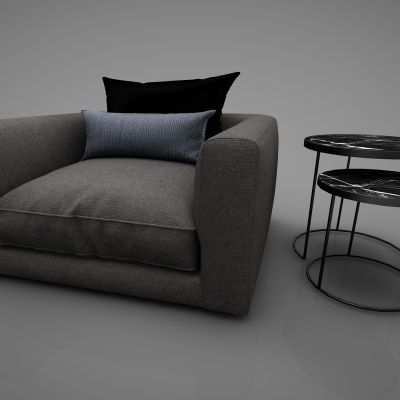 现代风格单人沙发