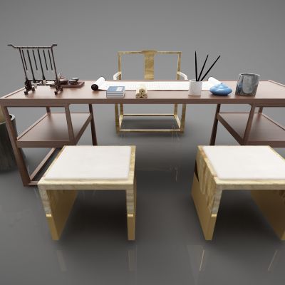 新中式风格书桌00001150(2016)