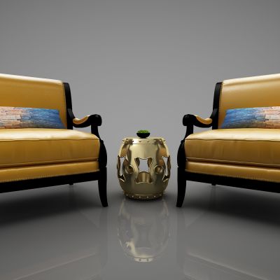 现代风格单人沙发236(2016)