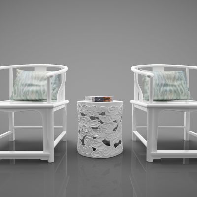 新中式风格单人沙发331(2016)