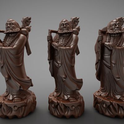 新中式风格雕塑21(2016)