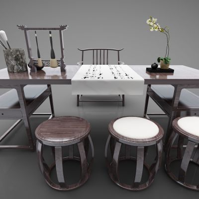 新中式风格书桌62(2016)