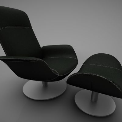 现代风格沙发3D模型