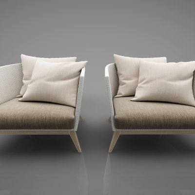 现代风格沙发3D模型