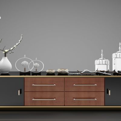 新中式风格装饰柜136(2016)