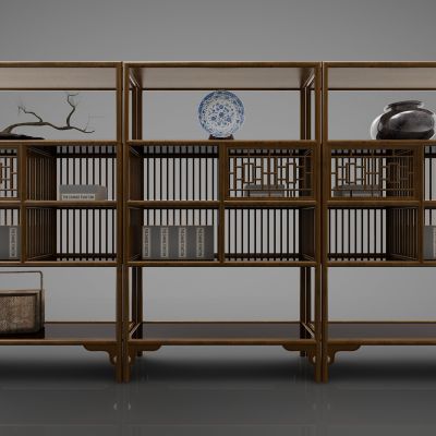 新中式风格装饰柜00001128(2016)